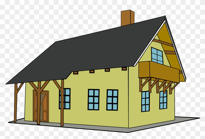 Big House Clipart - House Clip Art - Png Download #749375