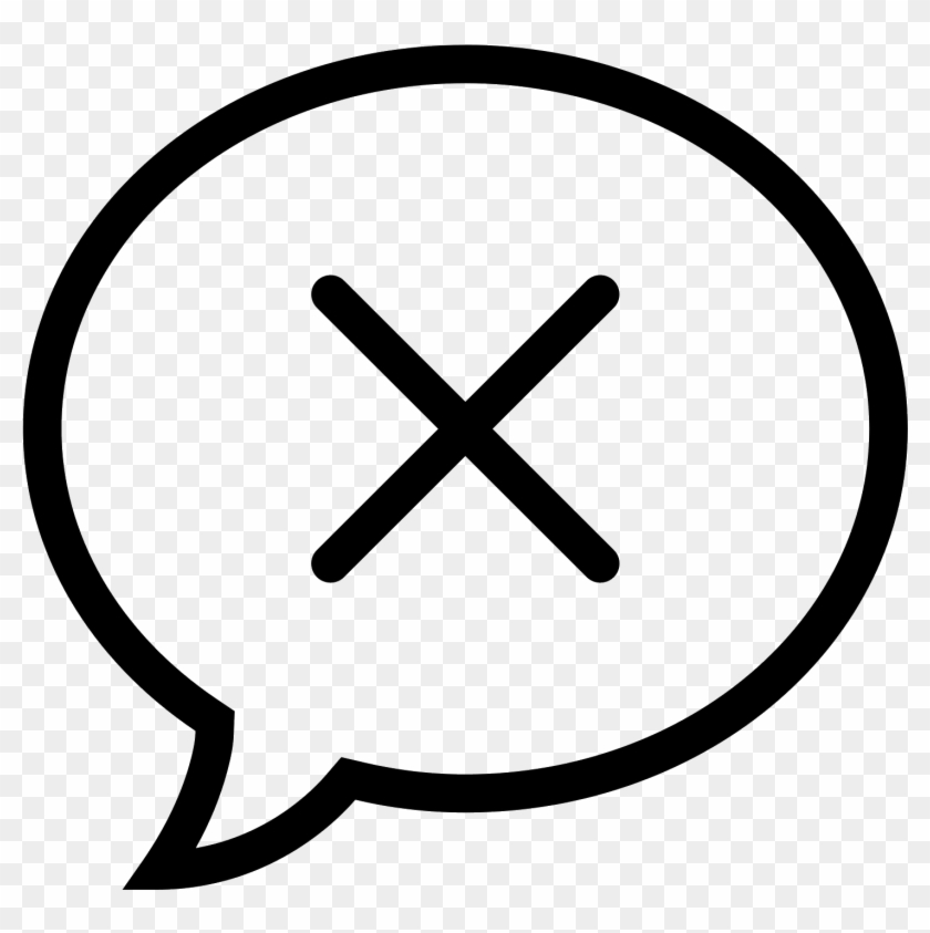 Delete Message Icon - Circle Clipart #749415