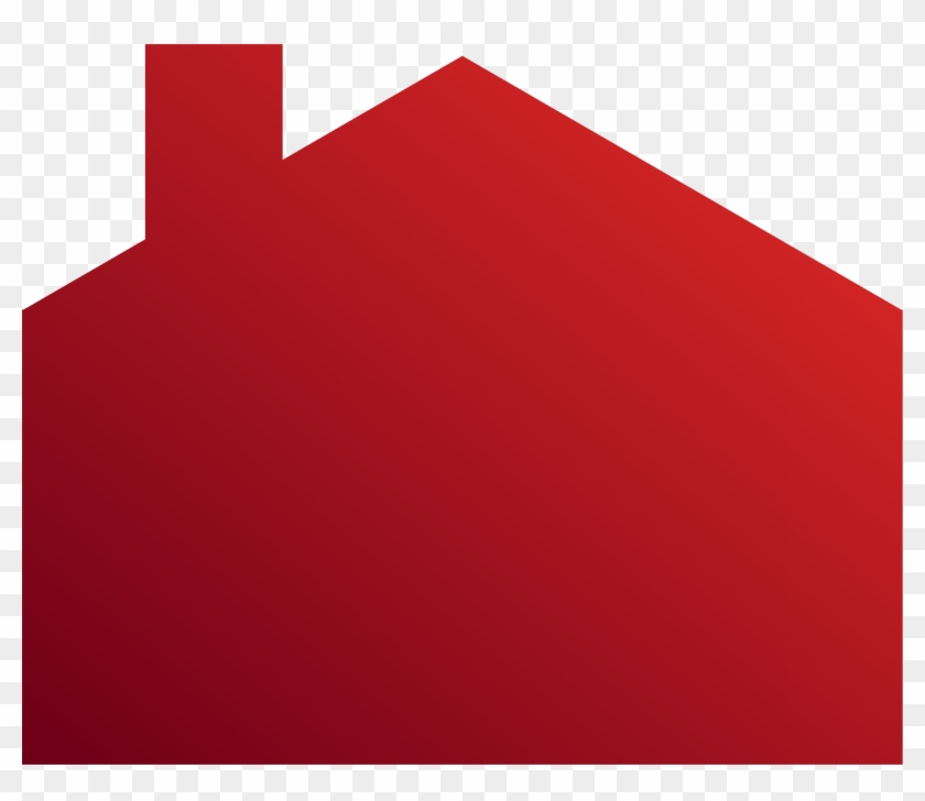 Red House Cliparts - Red House Clipart - Png Download