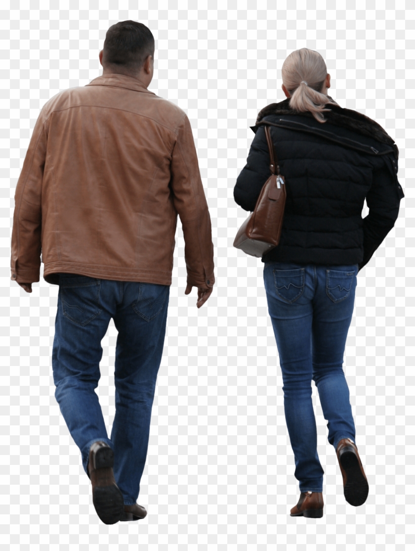 Cut Out People Walking Png Clipart #749702