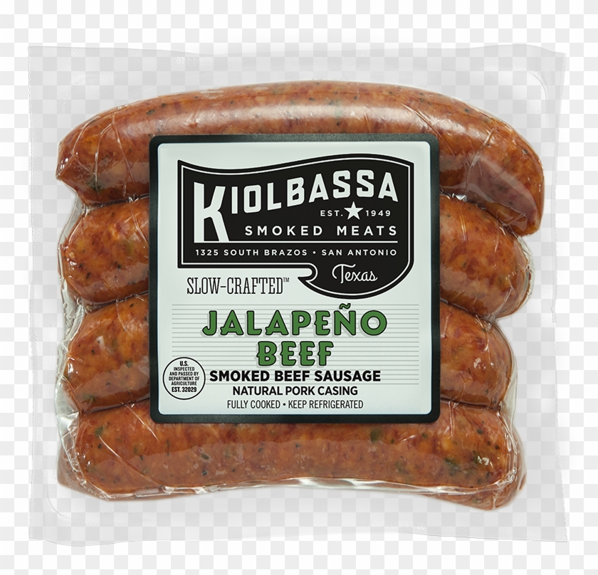 Kiolbassa Jalapeño Beef Smoked Sausage - Kielbasa Sam's Club Clipart #749703