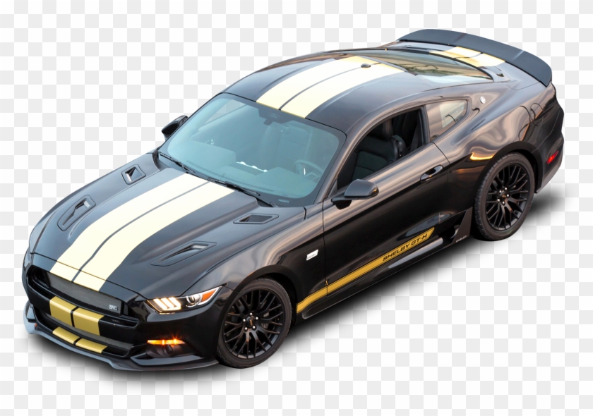 Black Ford Shelby Gt H Top View Car - Car Png Top View Png Clipart