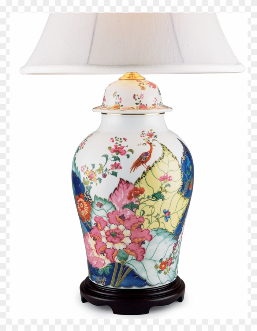 Mottahedeh Tobacco Leaf Ginger Jar Lamp Y2357l - Mottahedeh Tobacco Leaf Lamp Clipart #749955