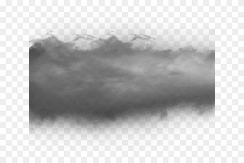 Storm Cloud Clipart - Monochrome - Png Download
