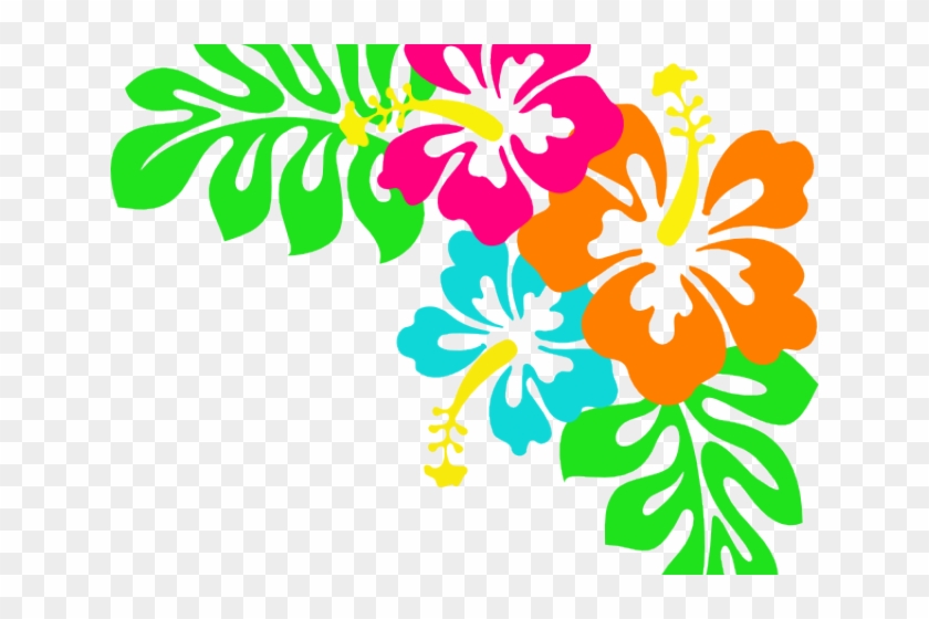 Tropical Flowers Cliparts - Hibiscus Clip Art - Png Download