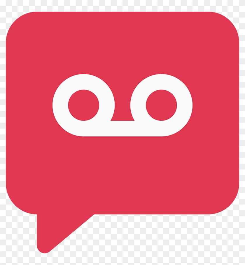 Voicemail Icon - Circle Clipart