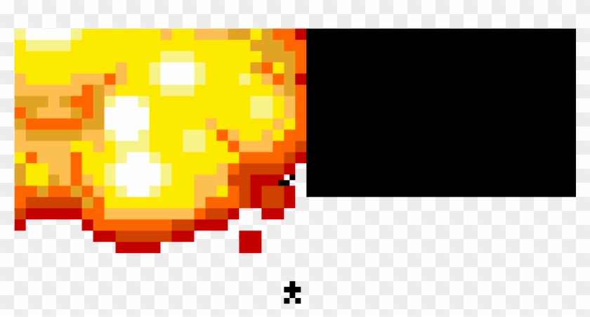 Guy Walking Away From Explosion By Krispyquinn - Pixel Art Explosion Png Clipart #750287