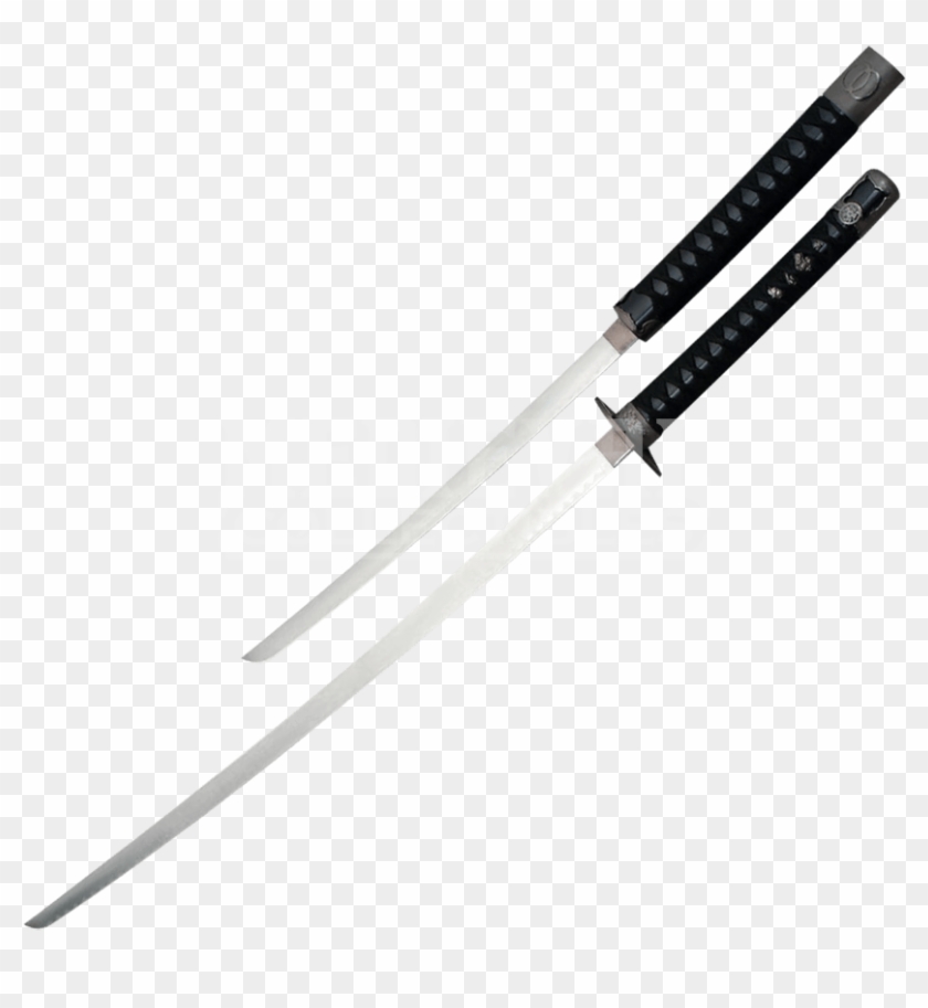 Dual Samurai Swords , Png Download - Real Transparent Samurai Sword Png Clipart