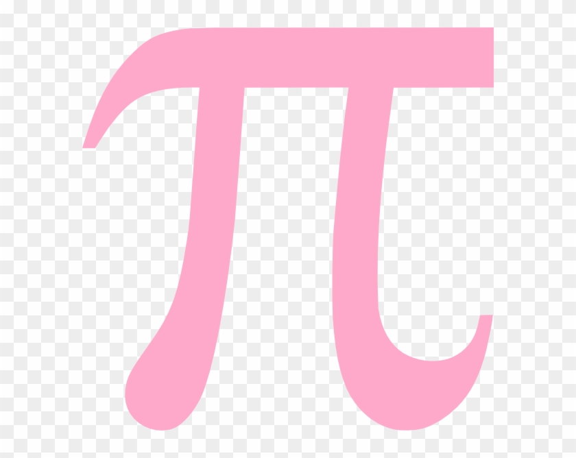 Small - Pink Pi Symbol Clipart