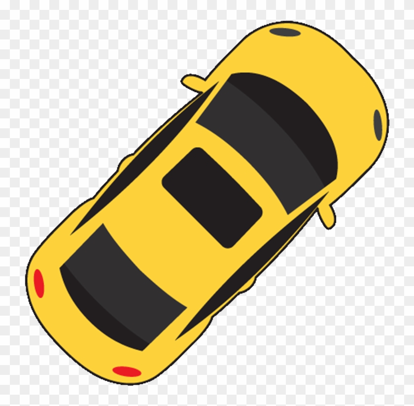 Car Icon Vector Top View , Png Download - Car Aerial View Vector Clipart #750523