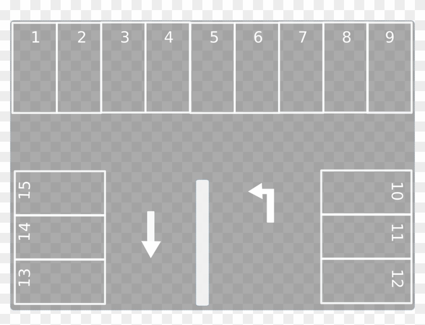 Parking Parking Lot Car Park - Parking Top View Png Clipart #750660