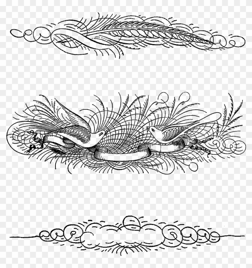 Digital Decorative Label Collage Sheet Download Png - Line Art Clipart