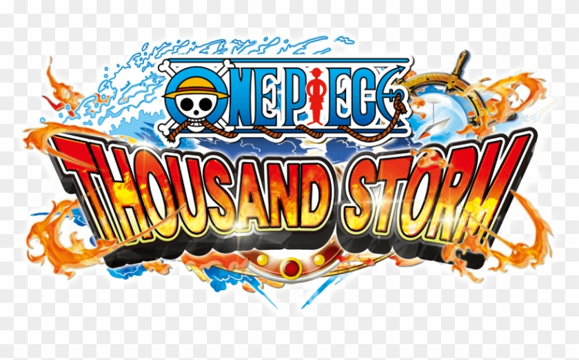 One Piece Thousand Storm - One Piece Thousand Storm Logo Clipart #751306