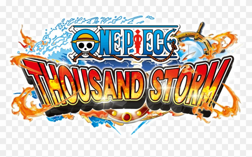 One Piece Thousand Storm - One Piece Thousand Storm Logo Clipart #751306