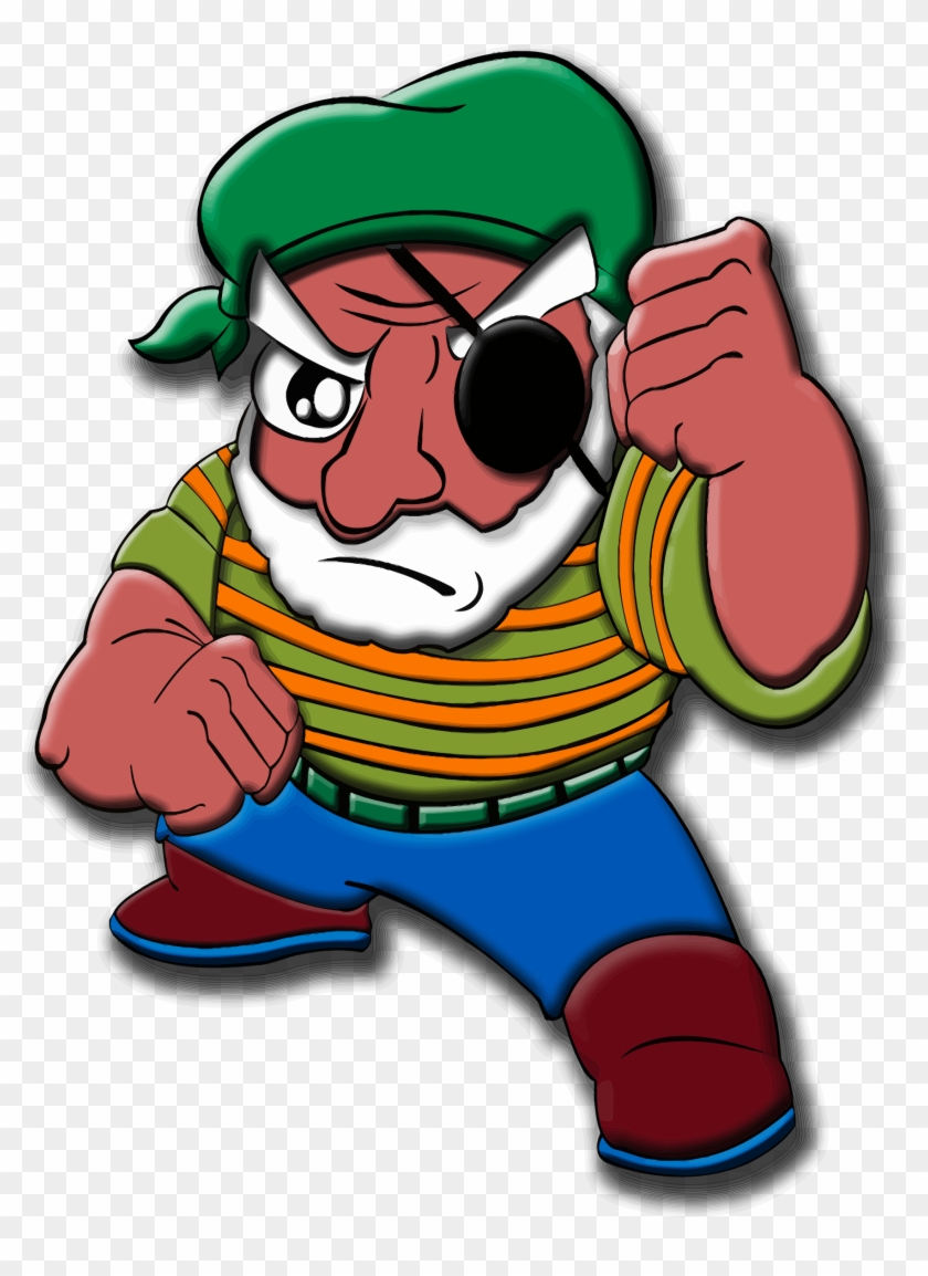 This Free Icons Png Design Of Old Man With Eye Patch Clipart #751430