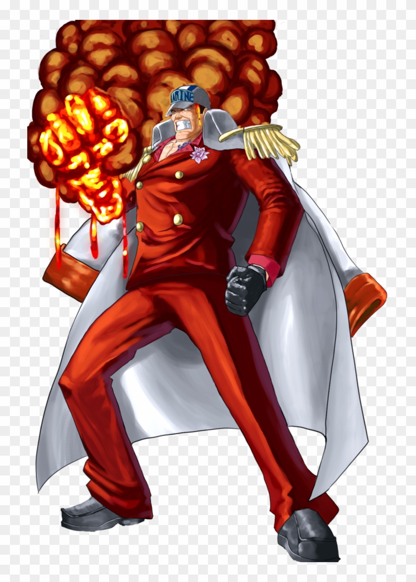 Strongest One Piece Villain - One Piece Akainu Vs Kaido Clipart