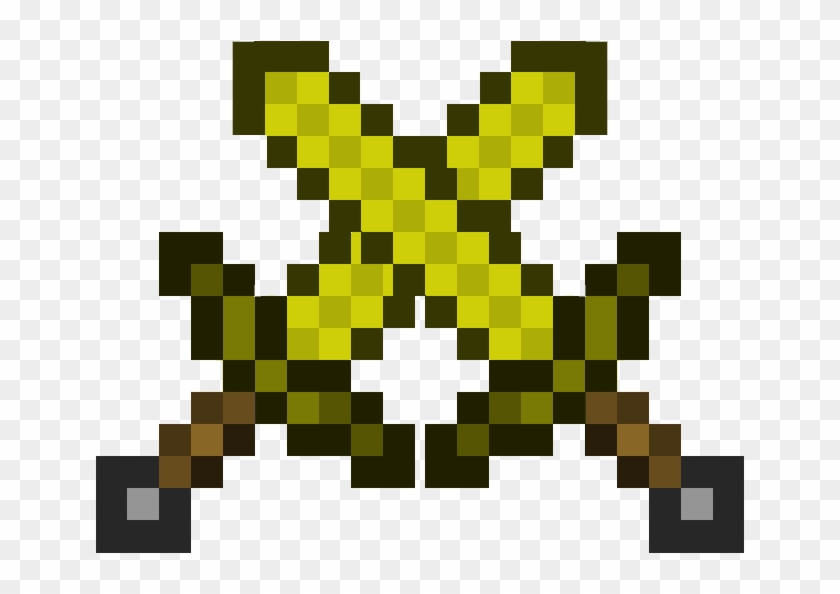 [ Img] - Minecraft Diamond Sword Png Clipart