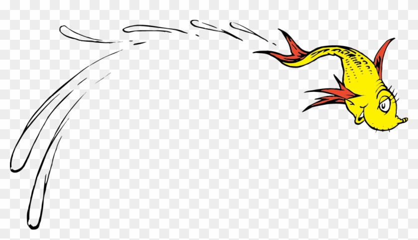 Seuss - Dr Seuss Fish Png Clipart