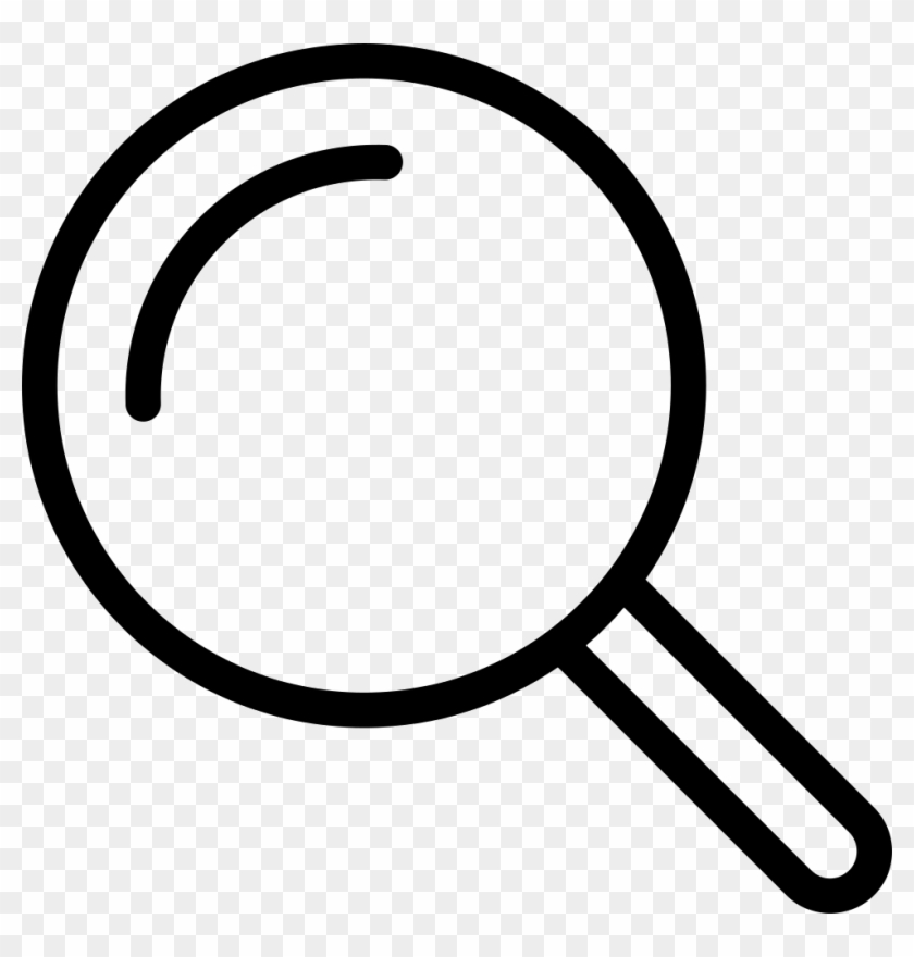 Thin Zoom Find Search Magnifying Glass Comments Clipart