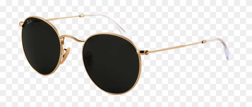 Rayban Round Sunglasses - Ray Ban Png Clipart