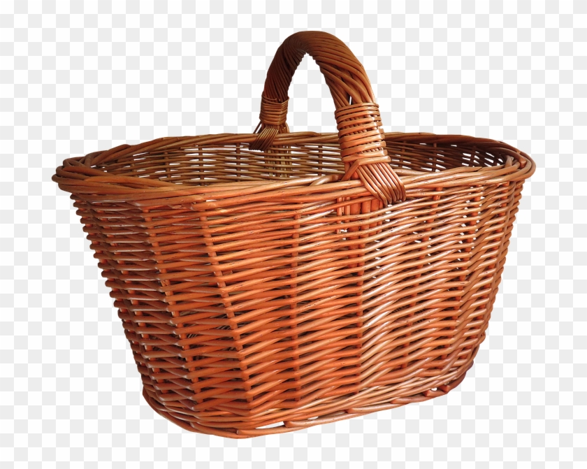 Basket, Shopping Basket, Png, Isolated, Shopping, Weave - Transparent Background Basket Clipart #752043