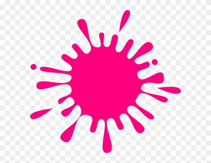 Clipart - Paint Splash Vector Black - Png Download