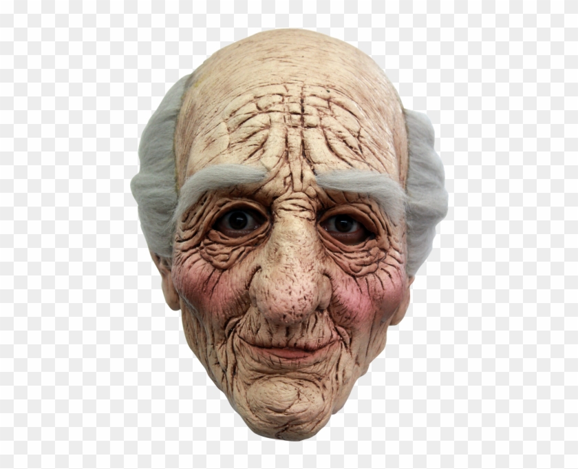 Pa Mask Old Man With Mixed Gray/white Hair And Eyebrows - Old Man Grey Hair Clipart