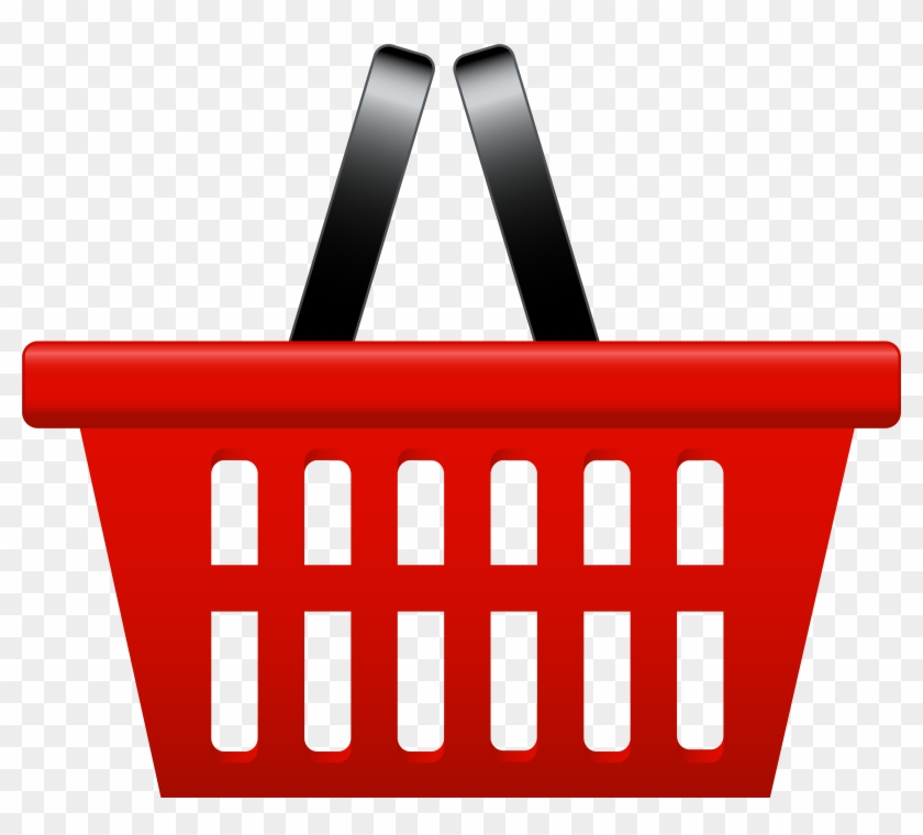 Red Shopping Basket Png Clip Art Transparent Png