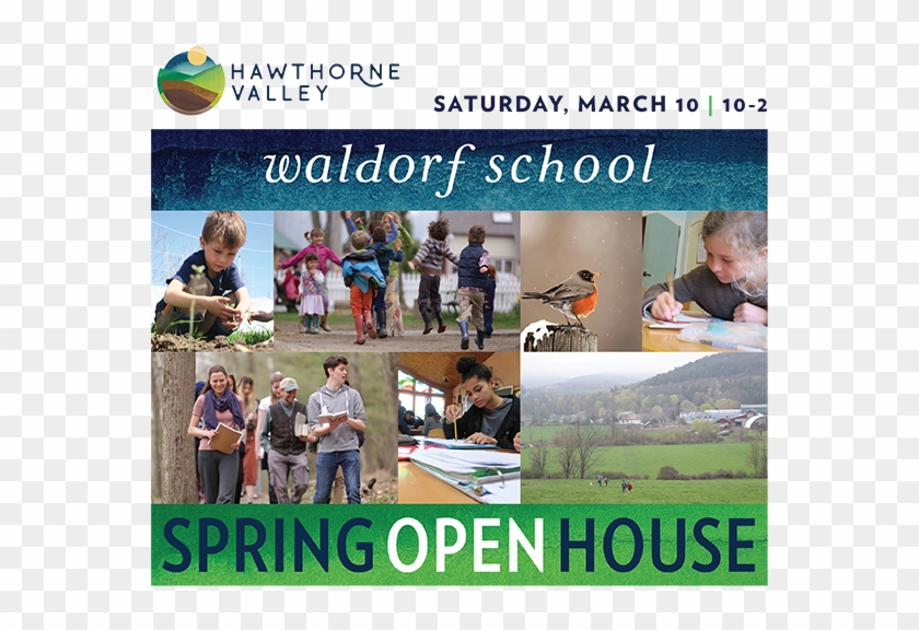 All School Spring Open House - Poster Clipart