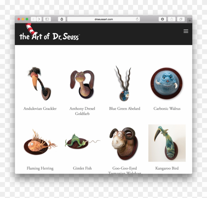 Dr Seuss Taxidermy , Png Download Clipart