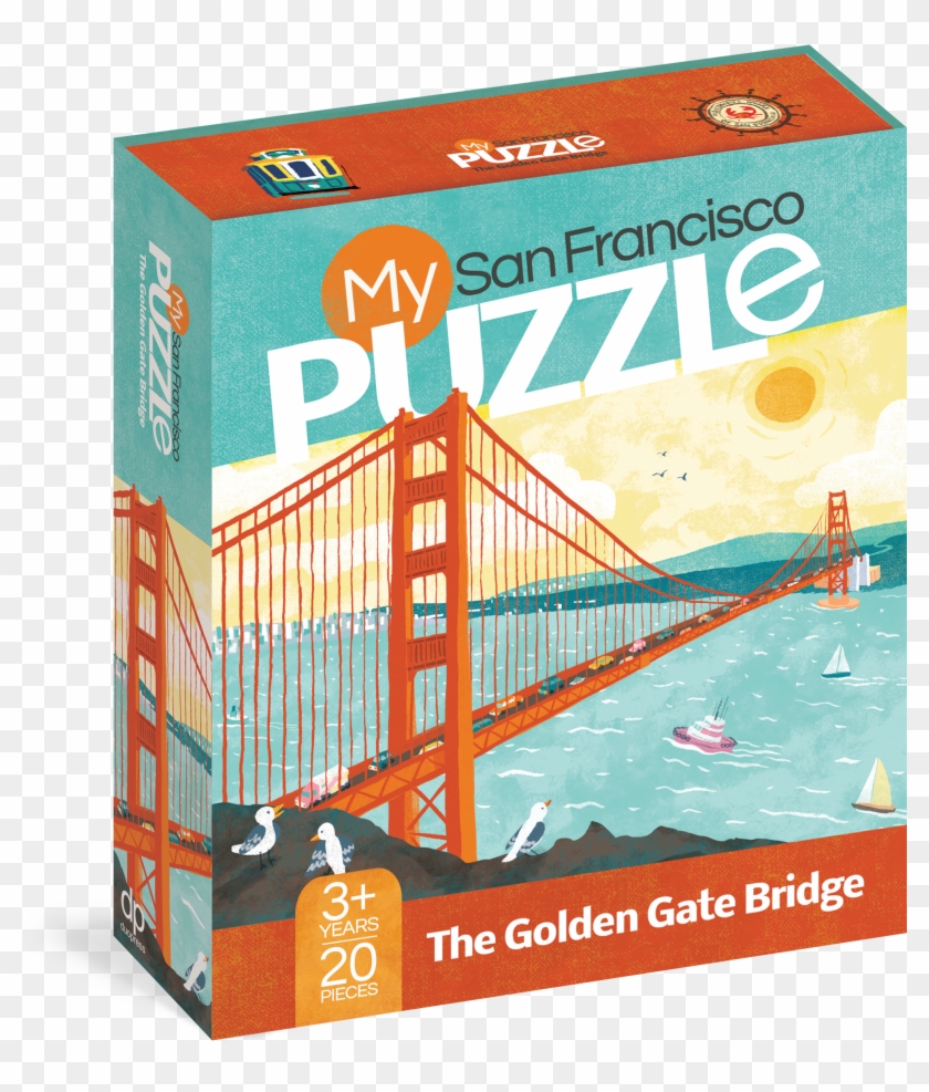 My San Francisco Puzzle The Golden Gate Bridge By Duopress Clipart