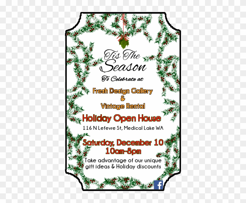Holiday Open House - Floral Design Clipart #752437