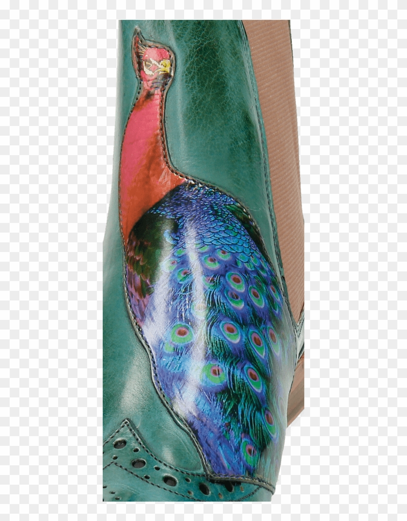 Ankle Boots Amelie 44 Sweet Water Peacock - Peafowl Clipart #752594