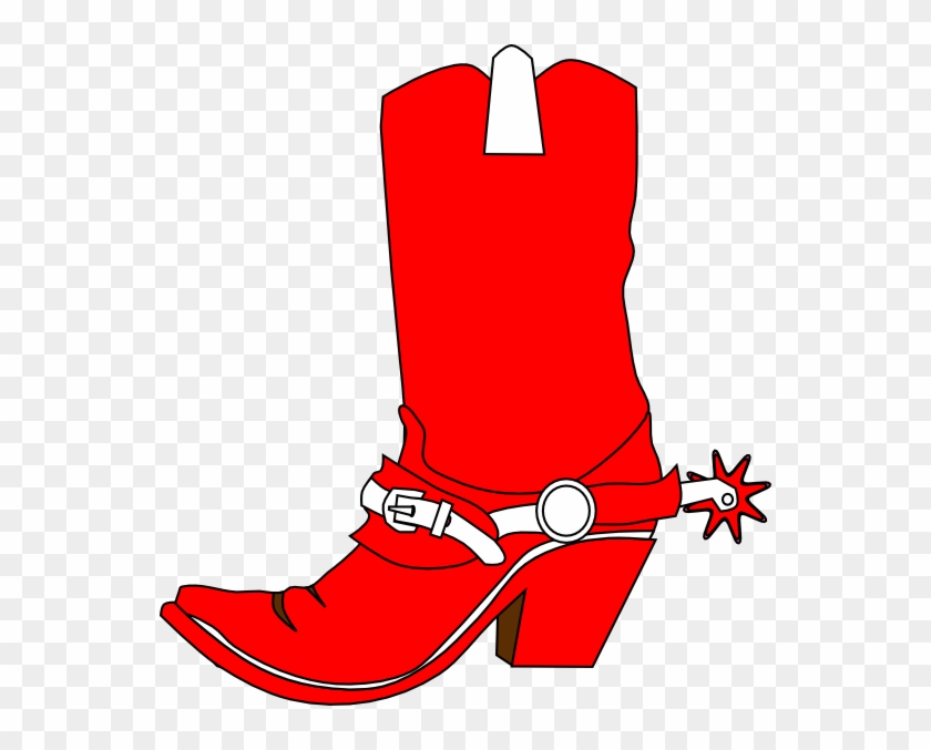 Cowboy Boot Png Transparent Image - Red Cowboy Boots Clipart