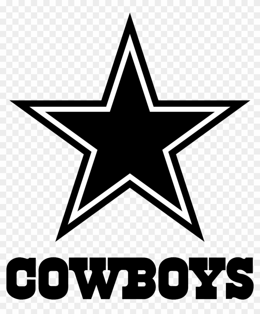 Dallas Cowboys Logo Png Transparent & Svg Vector Freebie - Black Dallas Cowboys Logo Clipart #752903