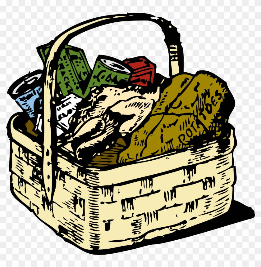 This Free Icons Png Design Of Food Basket Clipart #753244