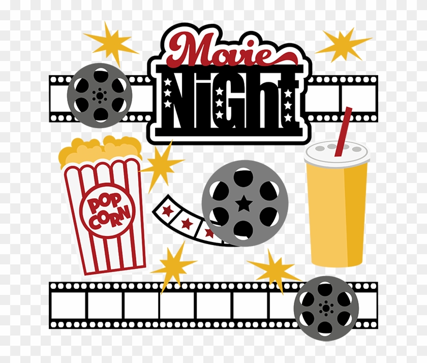 Movie Night Clip Art - Png Download
