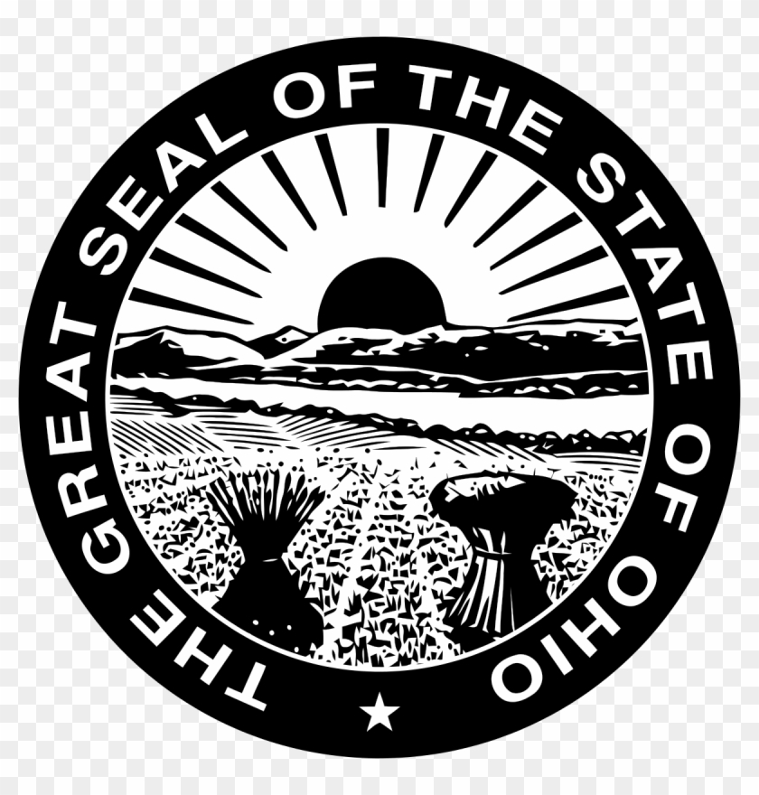 Vector Ohio Drawing - Great Seal Of Ohio Clipart #753835