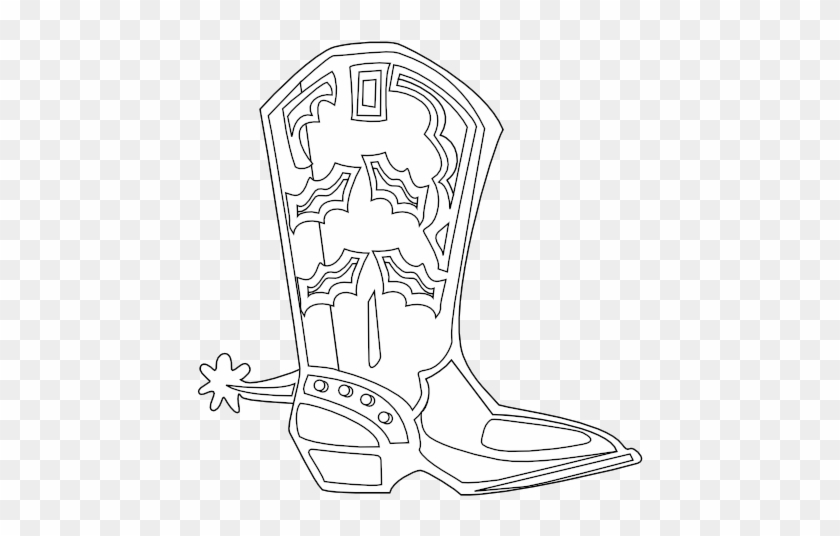 Svg Free Drawing At Getdrawings Com Free For Personal - Cowboy Boots Black And White Transparent Clipart