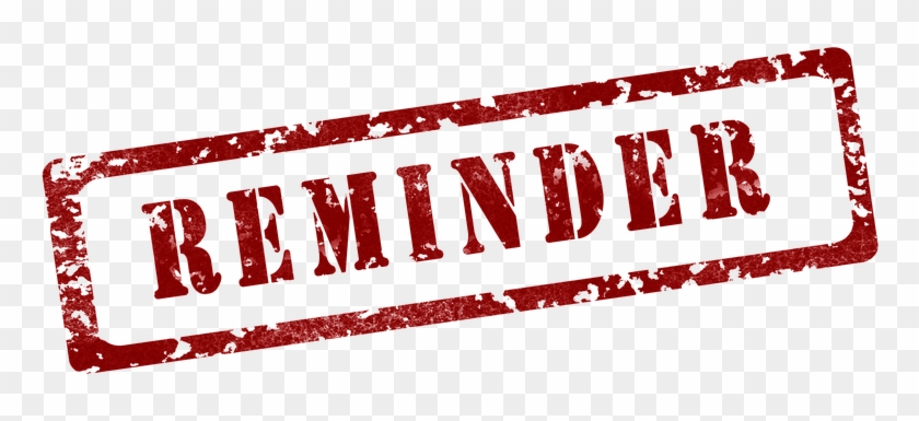 Reminder Png - Calligraphy Clipart