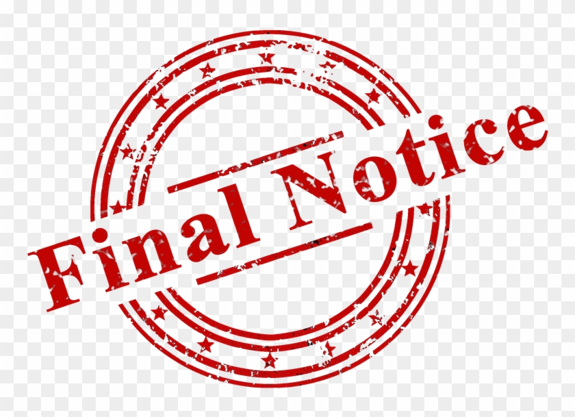 Stamp Note Memory Reminders Reminder - Last Chance To Pay Invoice Clipart