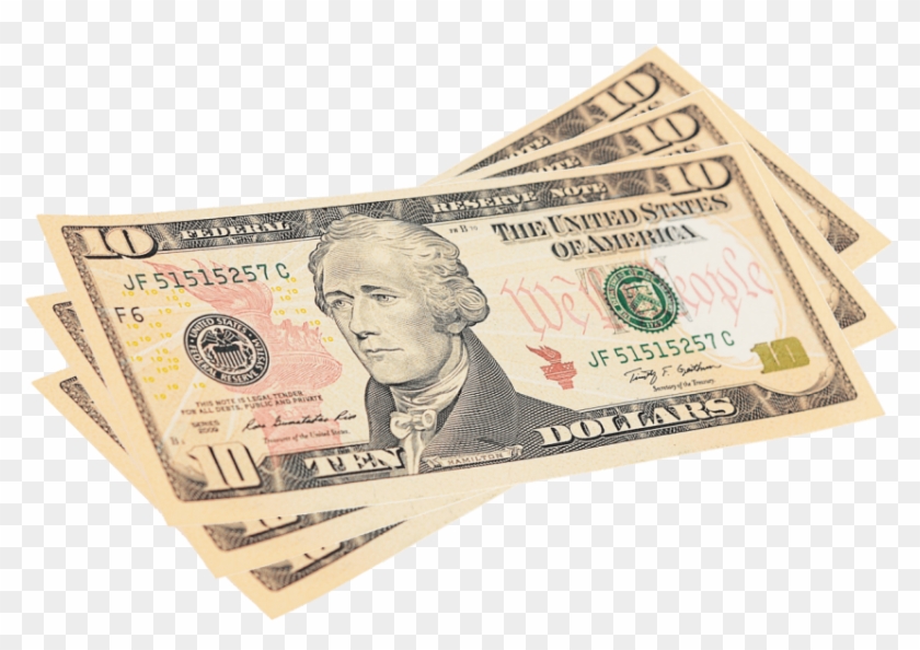Free Png Download 10 Dollar Bill Png Images Background - 10 Dollar Bill Transparent Clipart #754875