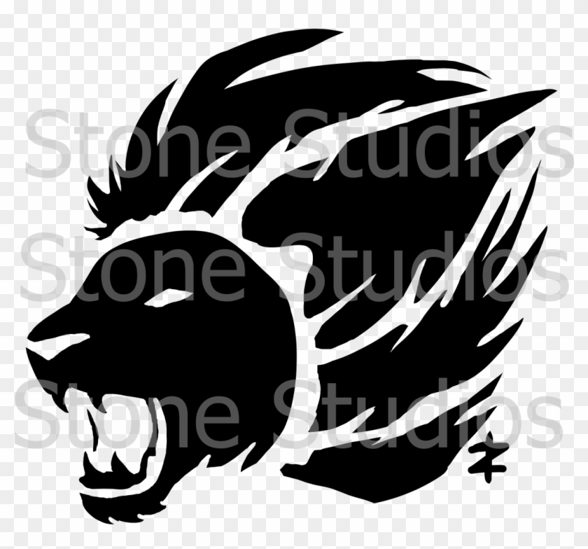 Lion Roar Decals - Illustration Clipart