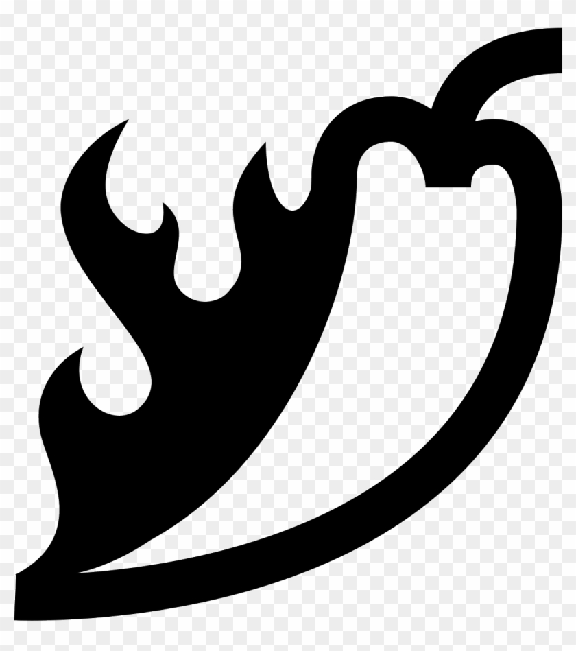 Papryczka Chili Icon - Vegetarian Symbol Clipart