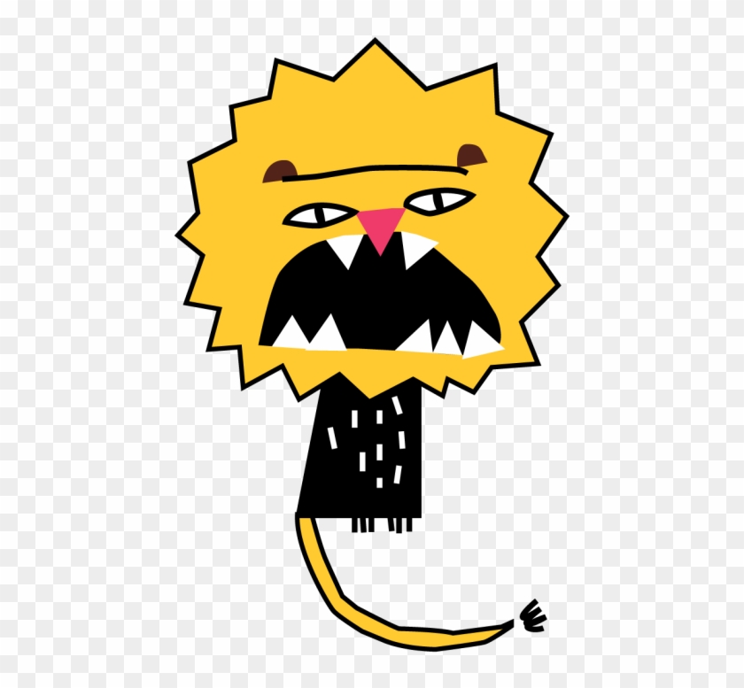 Roar The Lion - Temporary Tattoo Clipart #755643