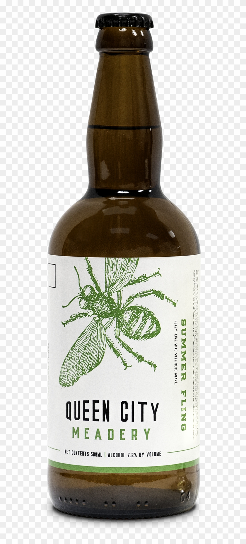 Summer Fling Honey-lime Wine With Blue Agave Abv - Beer Bottle Clipart