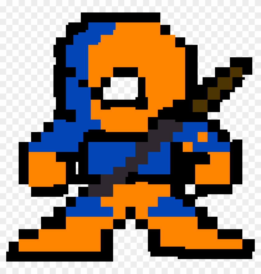 Deathstroke - 8 Bit Megaman Clipart