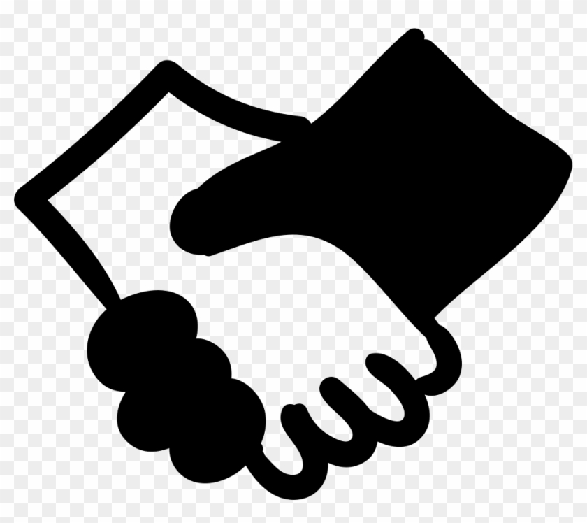 Shaking Hands Comments - Hand Shake Vector Png Clipart #756704