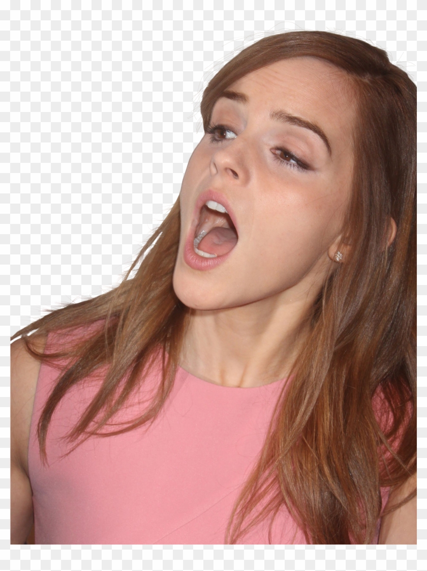 Dat Zoom - Emma Watson Open Mouth Gif Clipart