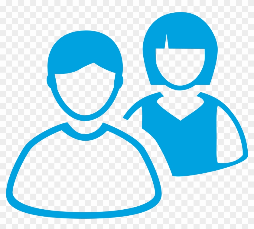 Customer Clipart End User - Customer Blue Icon Png Transparent Png #757195